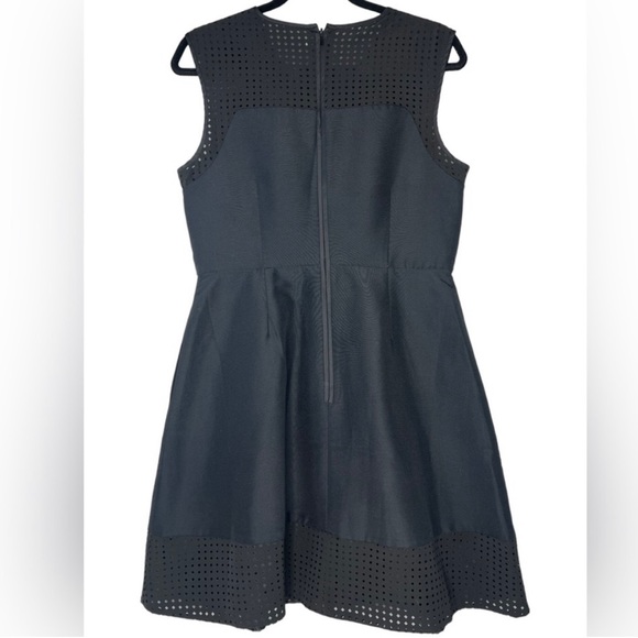 J. Crew - Fit & Flare Laser Cut Dress - Picture 2 of 3